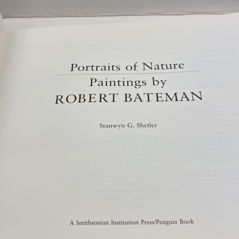 Portraits of nature paintings by Robert Bateman book - Picture 7 of 13